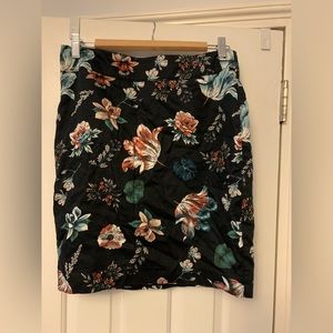 Loft by Ann Taylor floral pencil skirt